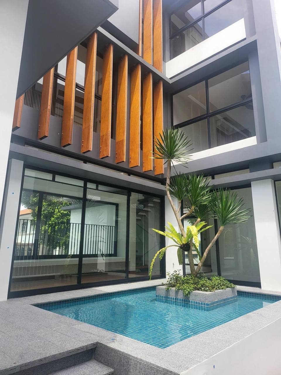 Courtyard pool
