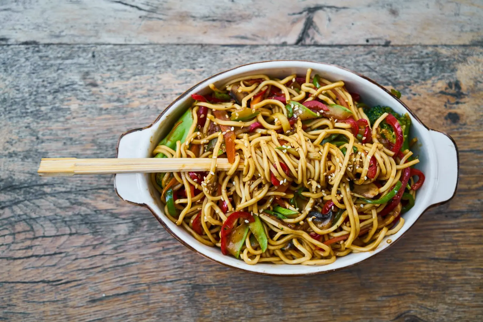 Southeast Asian street food spread